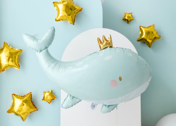 Ballon en aluminium Baleine