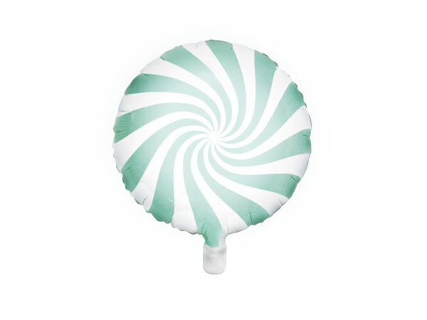 Ballon aluminium candy, vert, 35cm