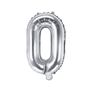 Ballon aluminium lettre M, argenté, 35cm